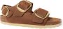 BIRKENSTOCK Slippers Dames Milano Big Buckle Maat: 39 Materiaal: Leer Kleur: Cognac - Thumbnail 2