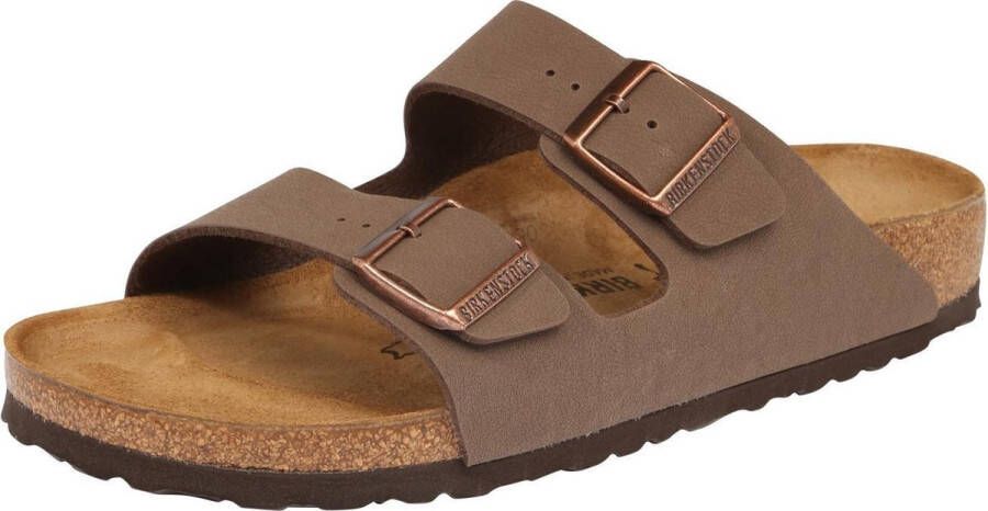 Birkenstock Slippers van echt leer met brede riempjes model 'ARIZONA' - Foto 14
