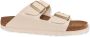 Birkenstock Arizona Grote Gesp Patent Witte Slippers Birko Flor Patent Streetwear - Thumbnail 34
