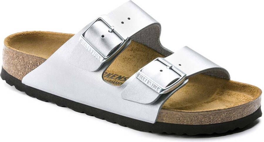 Birkenstock Slippers Arizona van glanzende birko-flor schoenwijdte: smal - Foto 3