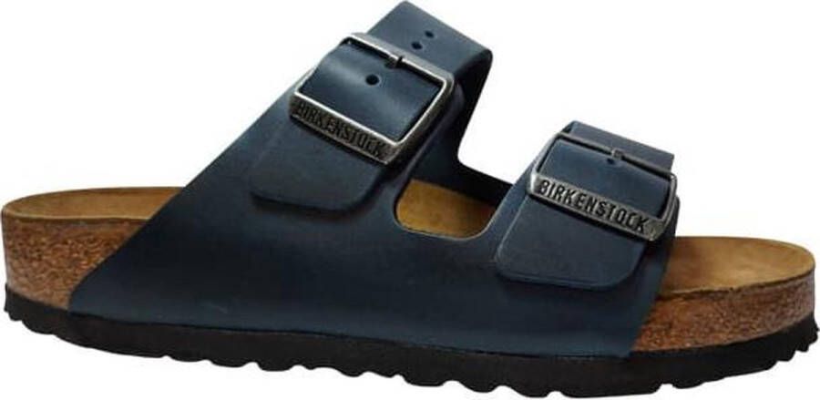 Birkenstock Arizona blauw geolied leer zacht voetbed regular sandalen uni (1013643) - Foto 3