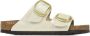 Birkenstock Arizona Dames Slippers Graceful Pearl White Narrow fit | Wit | Imitatieleer - Thumbnail 7
