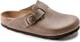 Birkenstock Dames Boston SFB Oiled Leather Tobacco Brown tobacco - Thumbnail 5