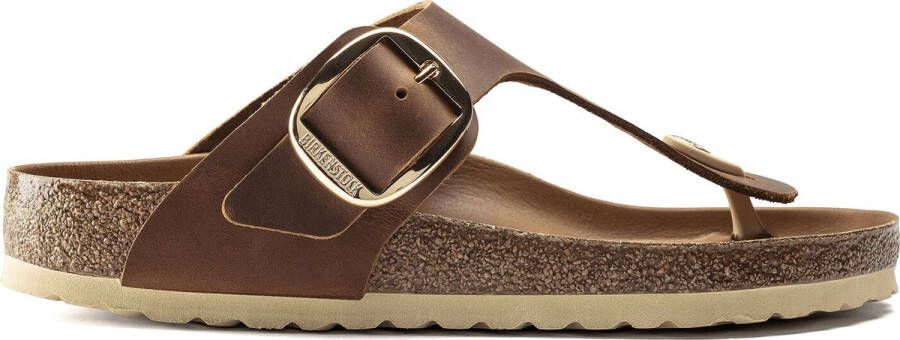 Birkenstock Gizeh Big Buckle Nl Womens Cognac Schoenmaat 35 Slides 1018745 - Foto 13