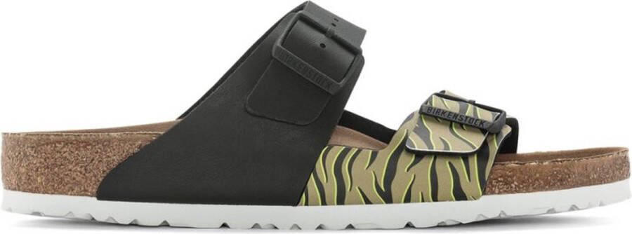 Birkenstock Sandales met gesp van synthetisch leer Black Dames