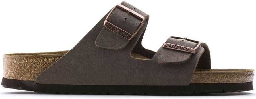 Birkenstock Slippers van echt leer met brede riempjes model 'ARIZONA' - Foto 12