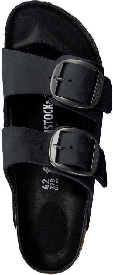 Birkenstock Slippers Arizona Big Buckle Zwart