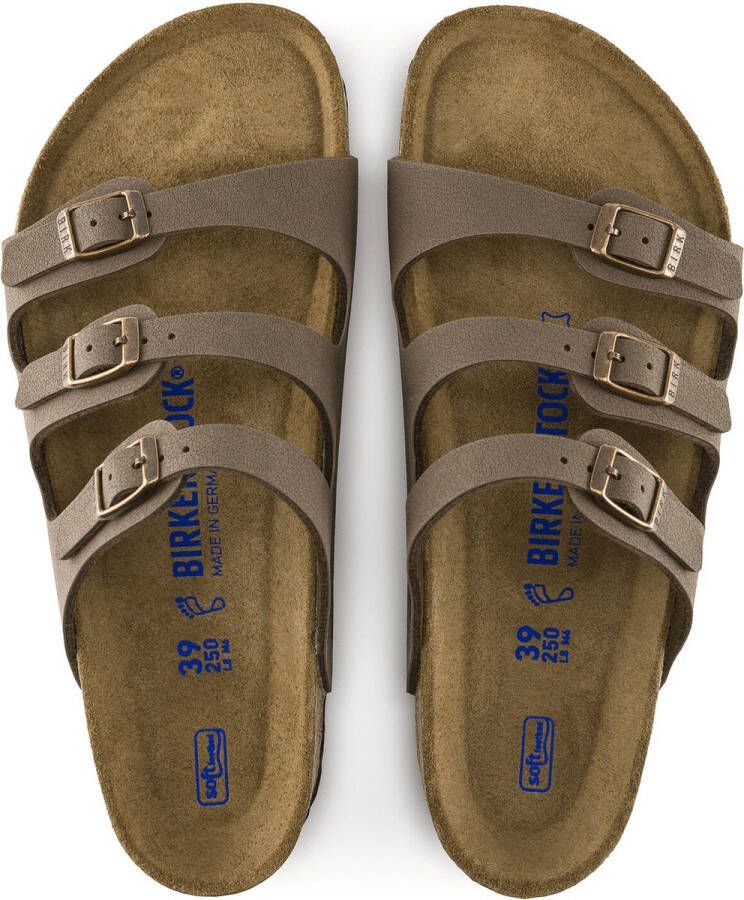 Birkenstock Slippers bruin