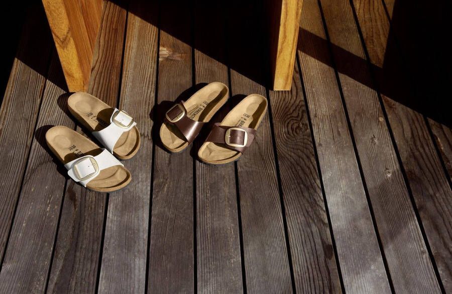 Birkenstock Madrid Graceful Dames Slippers Small fit Bruin - Foto 4