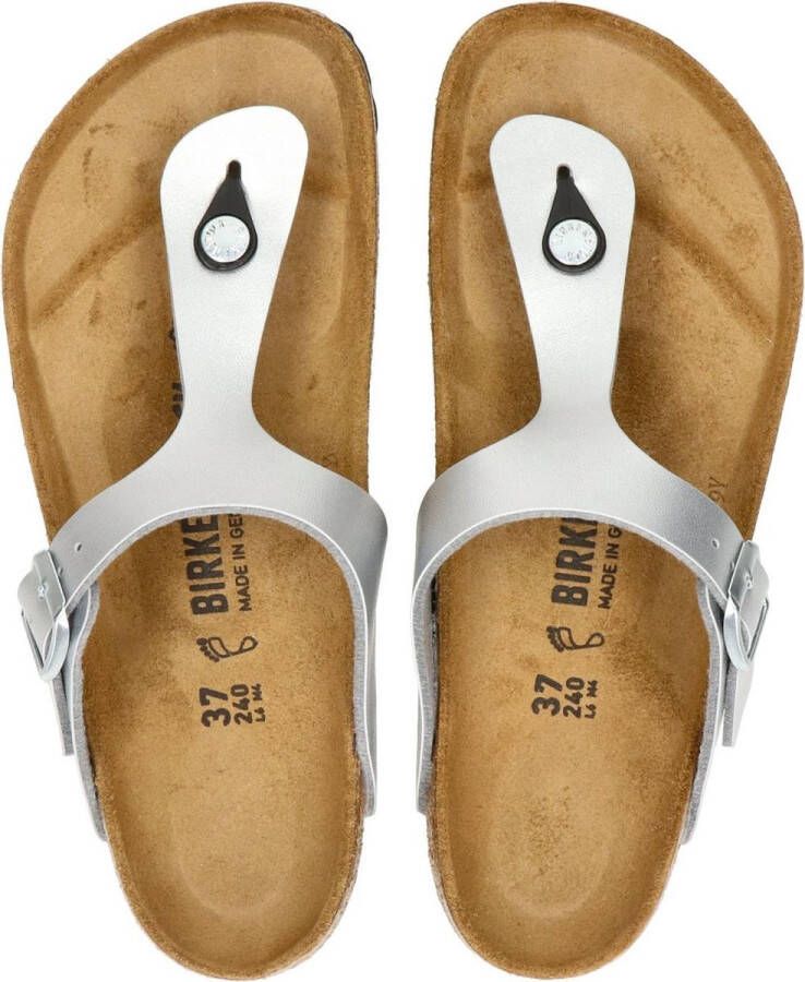 Birkenstock Gizeh Kids Slippers Hologram Silver Regular fit | Zilver | Imitatieleer - Foto 5