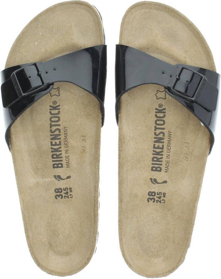 Birkenstock Sandalen Madrid Birko Flor Patent Etroit Zwart Unisex - Foto 2