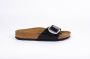 BIRKENSTOCK Slippers Dames Madrid Big Buckle Dames Maat: 36 Materiaal: Leer Kleur: Zwart - Thumbnail 2