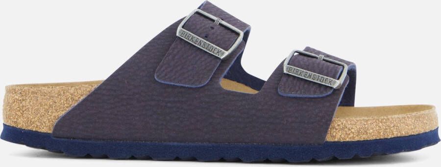 Birkenstock Arizona Heren Slippers Indigo Blue Narrow fit | Blauw | Microvezel