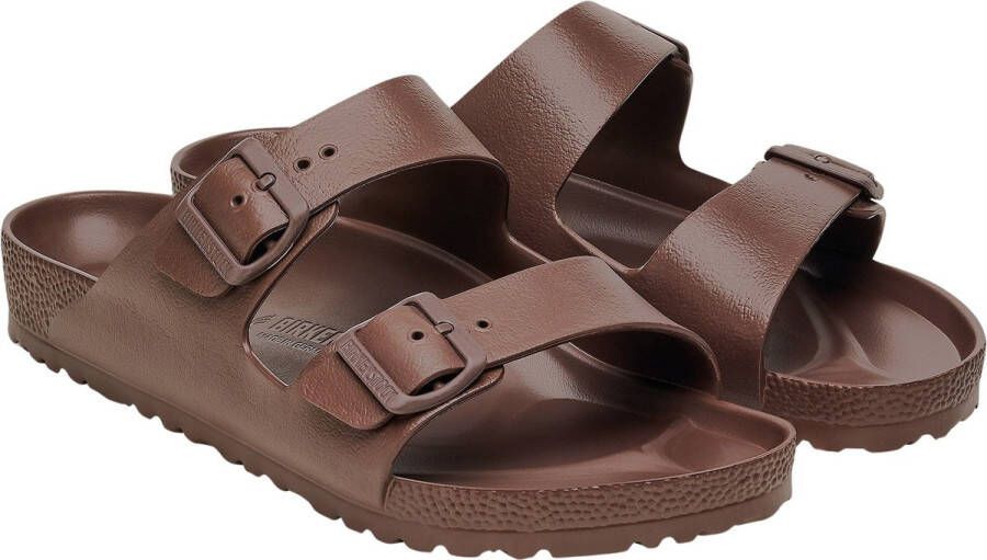 Birkenstock Chocoladebruine Dubbele Band Sandalen Brown Unisex