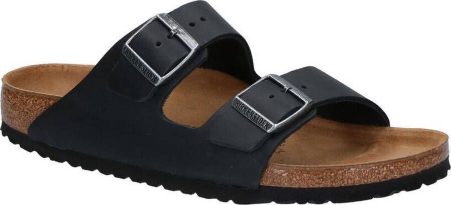 Birkenstock Arizona Slippers Black Narrow fit | Zwart | Nubuck - Foto 14