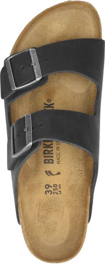 Birkenstock Arizona Slippers Black Narrow fit | Zwart | Nubuck - Foto 19
