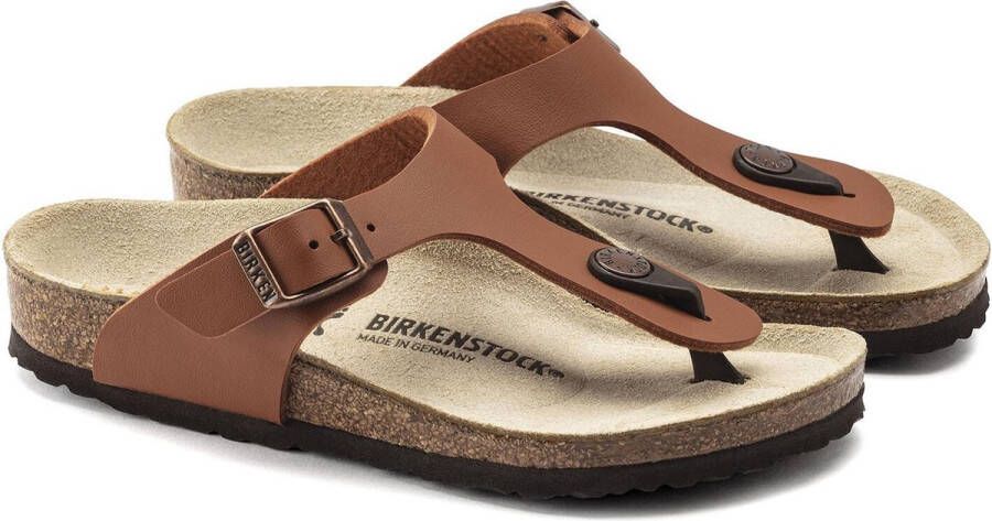 Birkenstock Gizeh Birkoflor slippers cognac