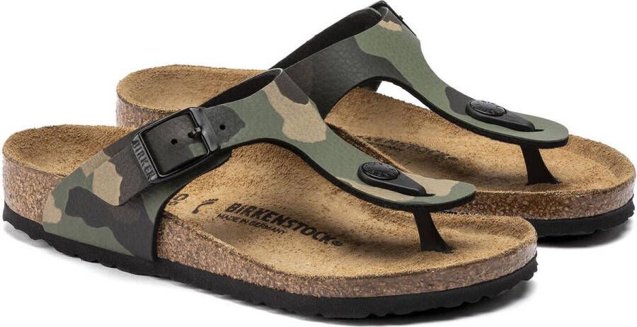 Birkenstock Gizeh jongens slipper Zwart multi