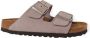 Birkenstock Comfortabele en stijlvolle paarse fog nubuck sliders Grijs Heren - Thumbnail 1
