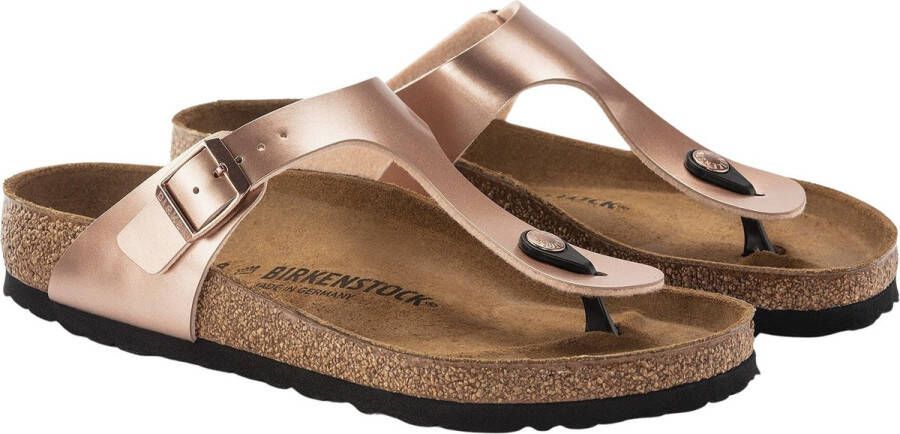 Birkenstock Gizeh Women Copper Birko-Flor Regular Slippers