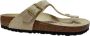 Birkenstock Teenslippers Gizeh Shiny in glanzende reptiel-look - Thumbnail 2