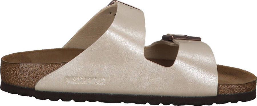 Birkenstock Arizina BS Slides Beige Dames