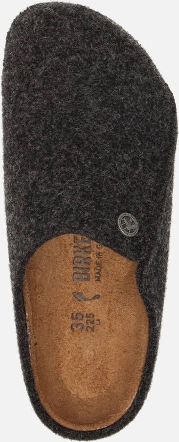 Birkenstock Zermatt Pantoffels Anthracite Narrow fit | Grijs | Wolvilt - Foto 8