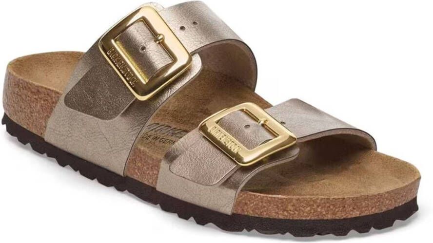 Birkenstock Sydney Cushion Buckle Birko-flor Sandalen Bruin Vrouw