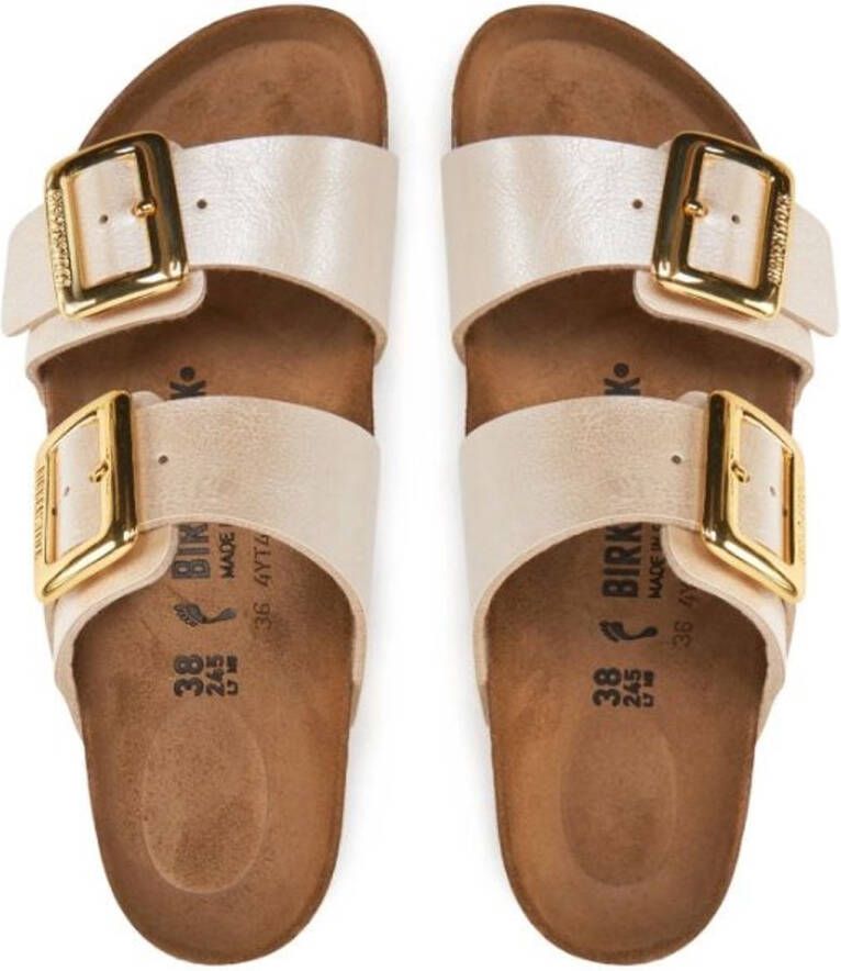 Birkenstock Sydney Cushion Buckle Narrow Fit Graceful Pearl White