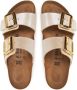 BIRKENSTOCK Slippers Dames Sydney Cushion Buckle Maat: 38 Materiaal: Leatherlook Kleur: Goud - Thumbnail 2