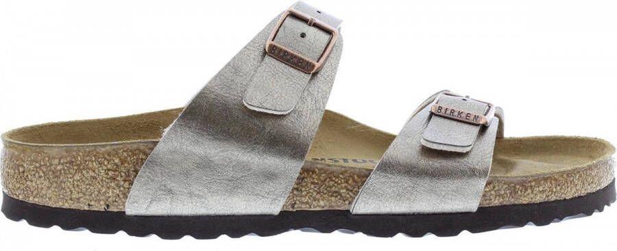 Birkenstock Sydney Graceful narrow Graceful Dames Slippers Taupe