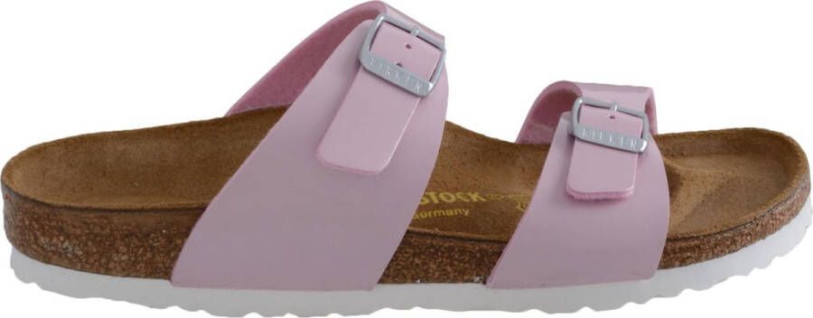 Birkenstock Sydney Slippers Vrouwen roze bruin