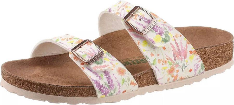 Birkenstock Sydney- Summer Floral Rose VEG Narrow