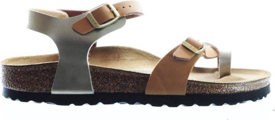 Birkenstock Taormina Kids Soft Metalics Gold Brown - Foto 2