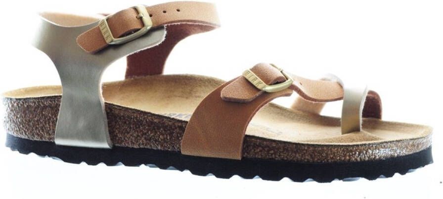 Birkenstock Taormina Kids Soft Metalics Gold Brown