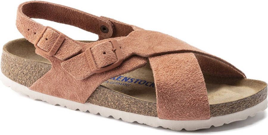 Birkenstock Tulum Dames Sandalen Earth Red Narrow fit | Rood | Suède