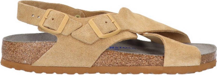 Birkenstock Tulum Dames Sandalen Latte Cream Narrow-fit Beige Suède