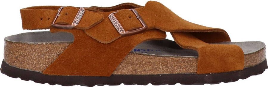 Birkenstock Tulum Dames Sandalen Mink Narrow fit | Bruin | Suède