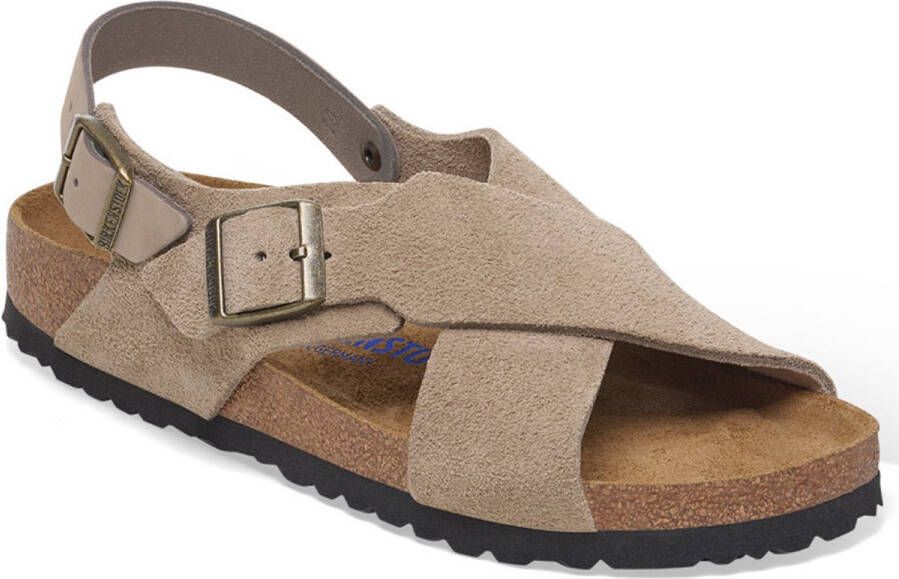 Birkenstock Tulum II VL Slippers Nubuck Leather Suede Narrow Fit