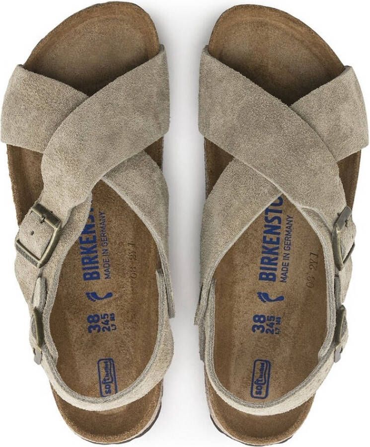 Birkenstock Tulum Sandaal taupe suède