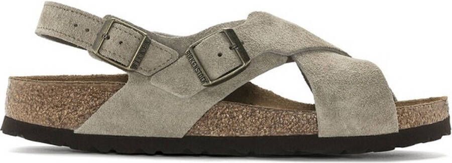Birkenstock Dames schoenen Tulum SFB VL Taupe 1024110 Narrow Taupe - Foto 12