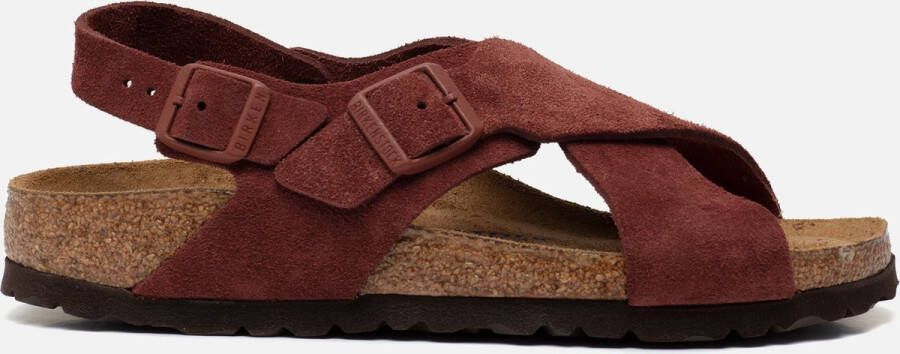 Birkenstock Tulum Dames Sandalen Chocolate Narrow fit | Bruin | Suède