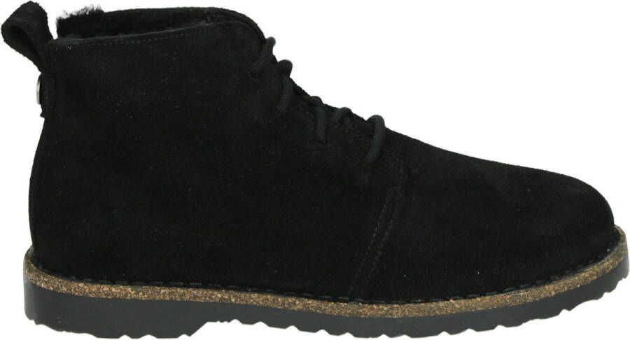 Birkenstock UPPSALA CHUKKA SHEARLING SUEDE Hoge sneakersHoge sneakersVeterbootsDames veterschoenenDames sneakersVrije tijd half-hoogHalf-hoge schoenenHeren veterschoenHeren sneakers Zwart - Foto 2