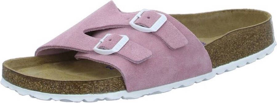 Birkenstock Stijlvolle Sandaal met Brede Band Pink Dames