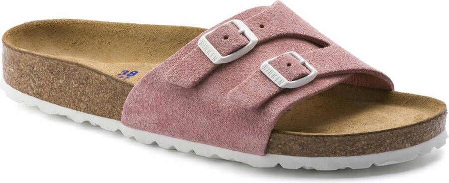 Birkenstock Stijlvolle Sandaal met Brede Band Pink Dames - Foto 2