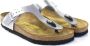 Birkenstock Gizeh Slippers Metallic Silver Normale Pasvorm Vrouwen - Thumbnail 3