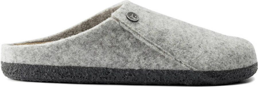 Birkenstock Pantoffels Zermatt Wolvilt Sloffen Standard Grijs Regular - Foto 3