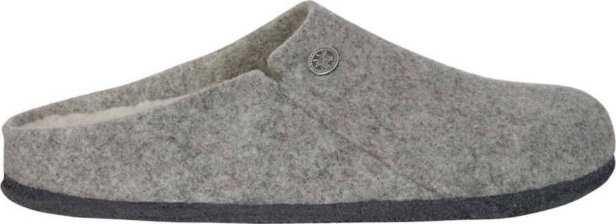 Birkenstock Zermatt Shearling WZ Reg Heren Sloffen Light Gray
