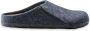 Birkenstock Pantoffels Heren Andermatt Wolvilt Sloffen Standaard Blauw Regular - Thumbnail 1