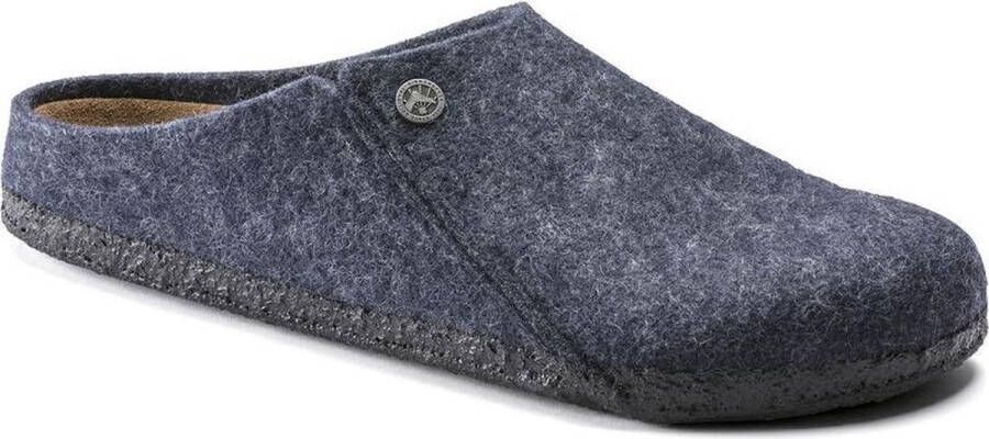 Birkenstock Zermatt Standard WZ Narrow Dames Sloffen Dark Blue
